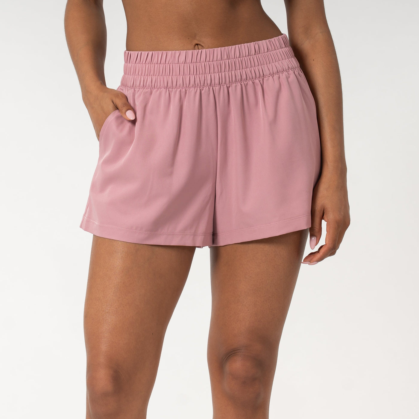 Era High-Rise Short | Solid - Dusk Pink