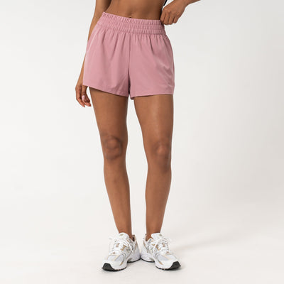 Era High-Rise Short | Solid - Dusk Pink
