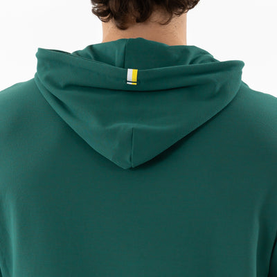 Hesi Performance Hoodie | Solid - Fairway Green - Sun Yellow