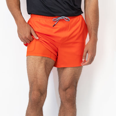Grit Gym Short - 5" | Solid - Fire Orange