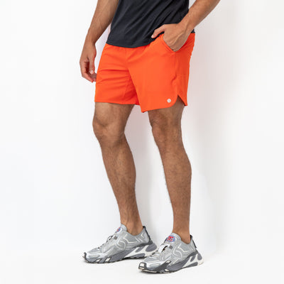 Grit Gym Short - 7" | Solid - Fire Orange