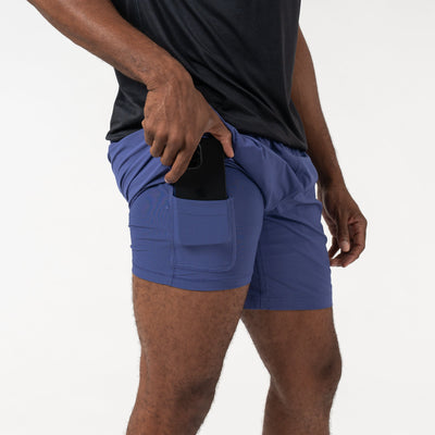 All-Active Short | Solid - Flag Blue