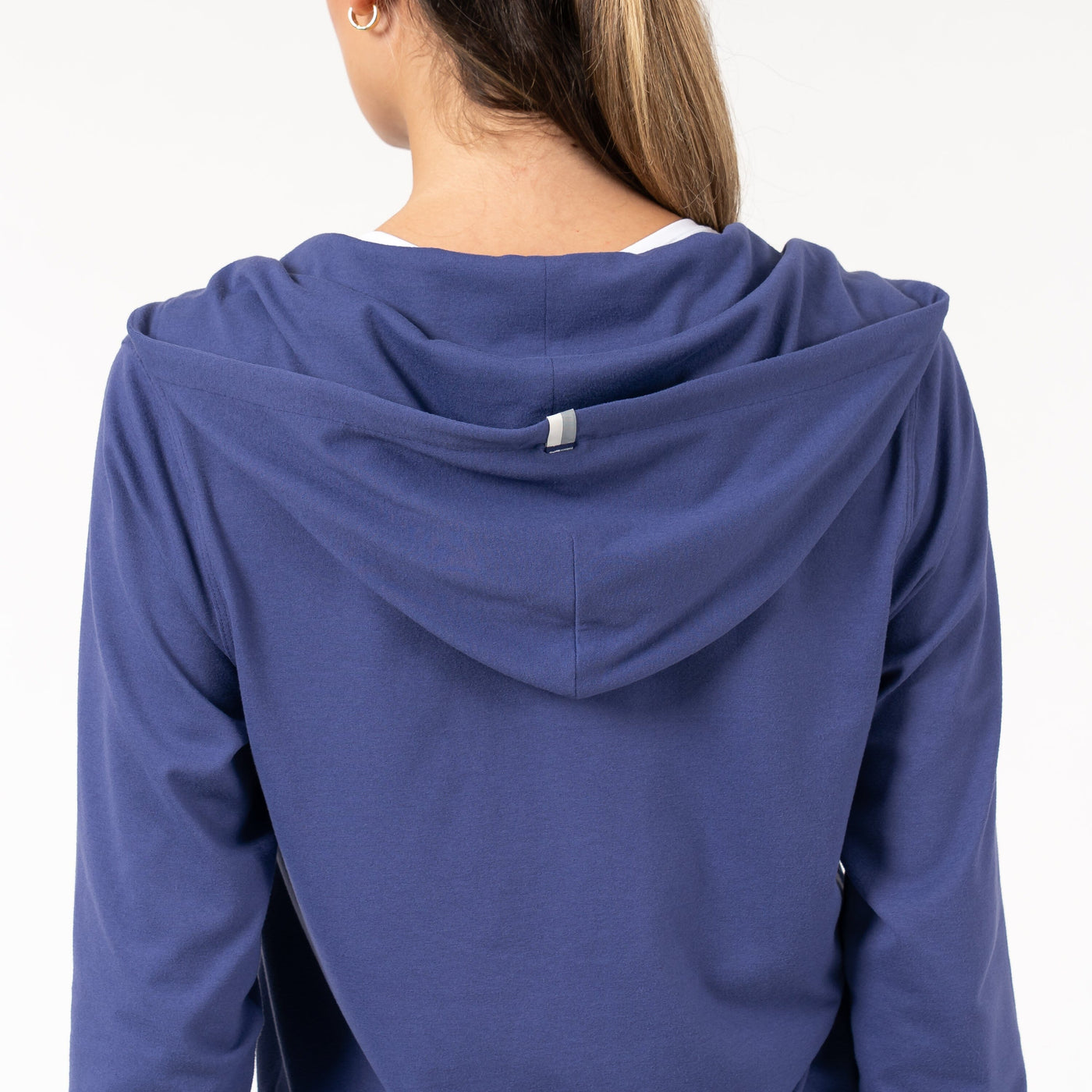 Tempo Full-Zip Hoodie | Solid - Flag Blue