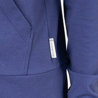 Tempo Full-Zip Hoodie | Solid - Flag Blue