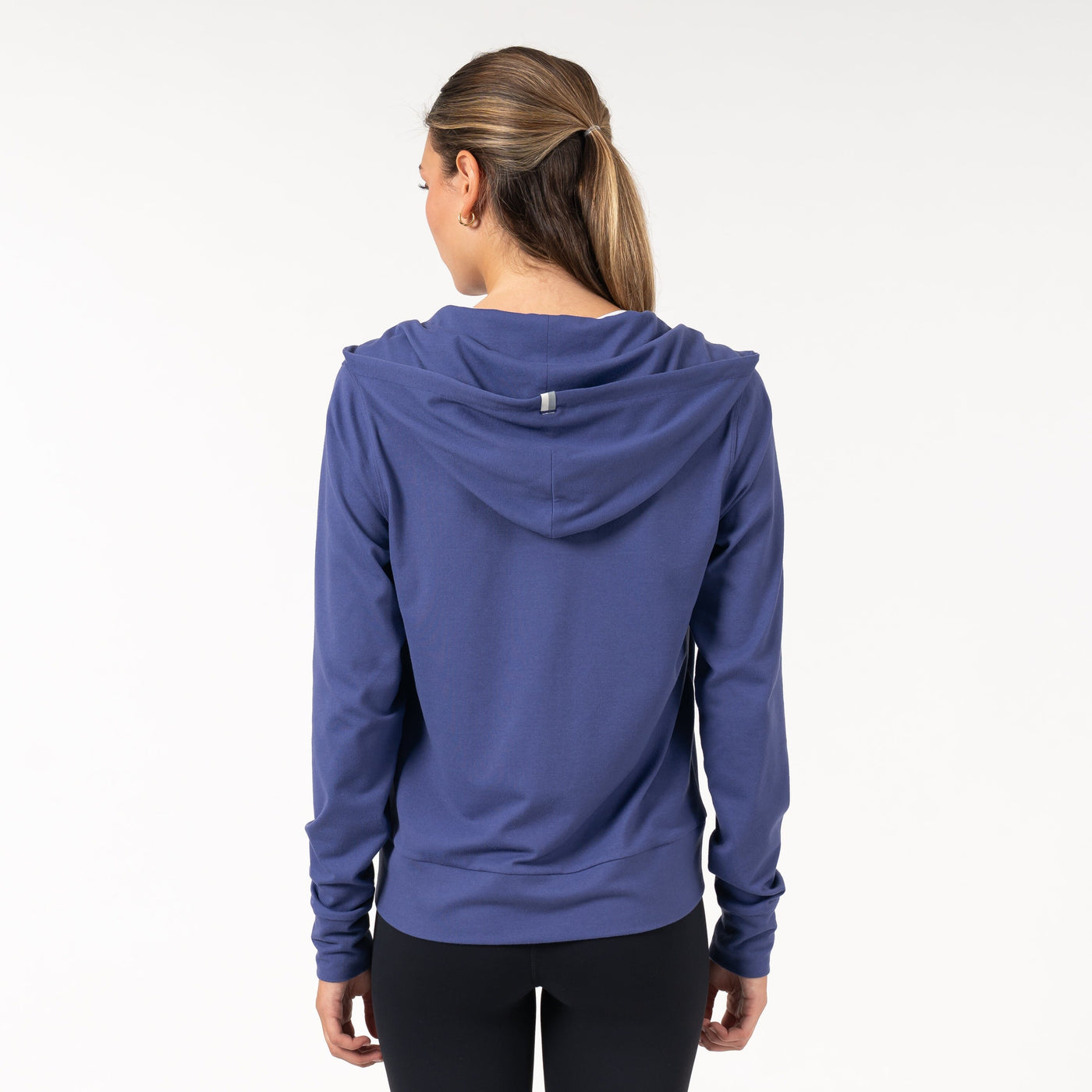 Tempo Full-Zip Hoodie | Solid - Flag Blue