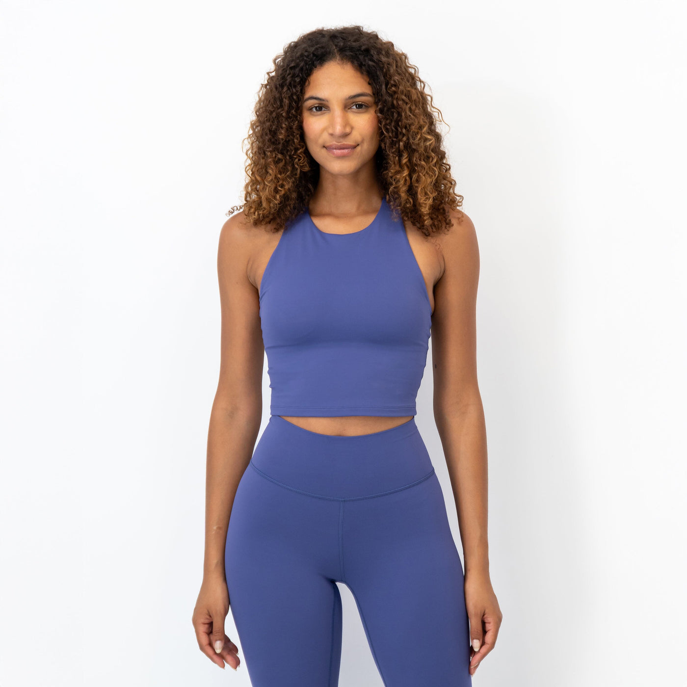 Vista Crop Tank | Solid - Flag Blue
