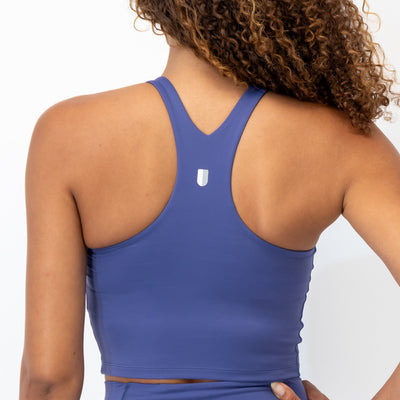 Vista Crop Tank | Solid - Flag Blue