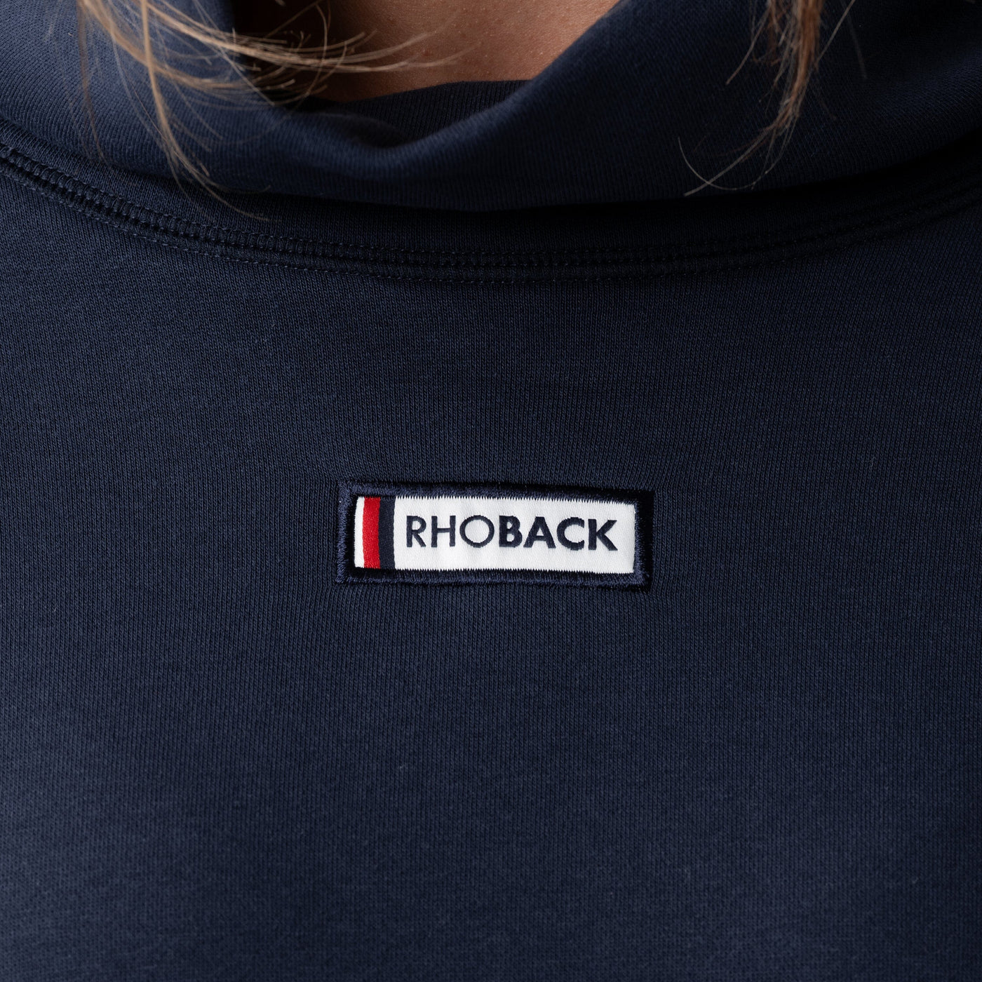 Bedford Oversized Mockneck | Solid - Fleet Navy