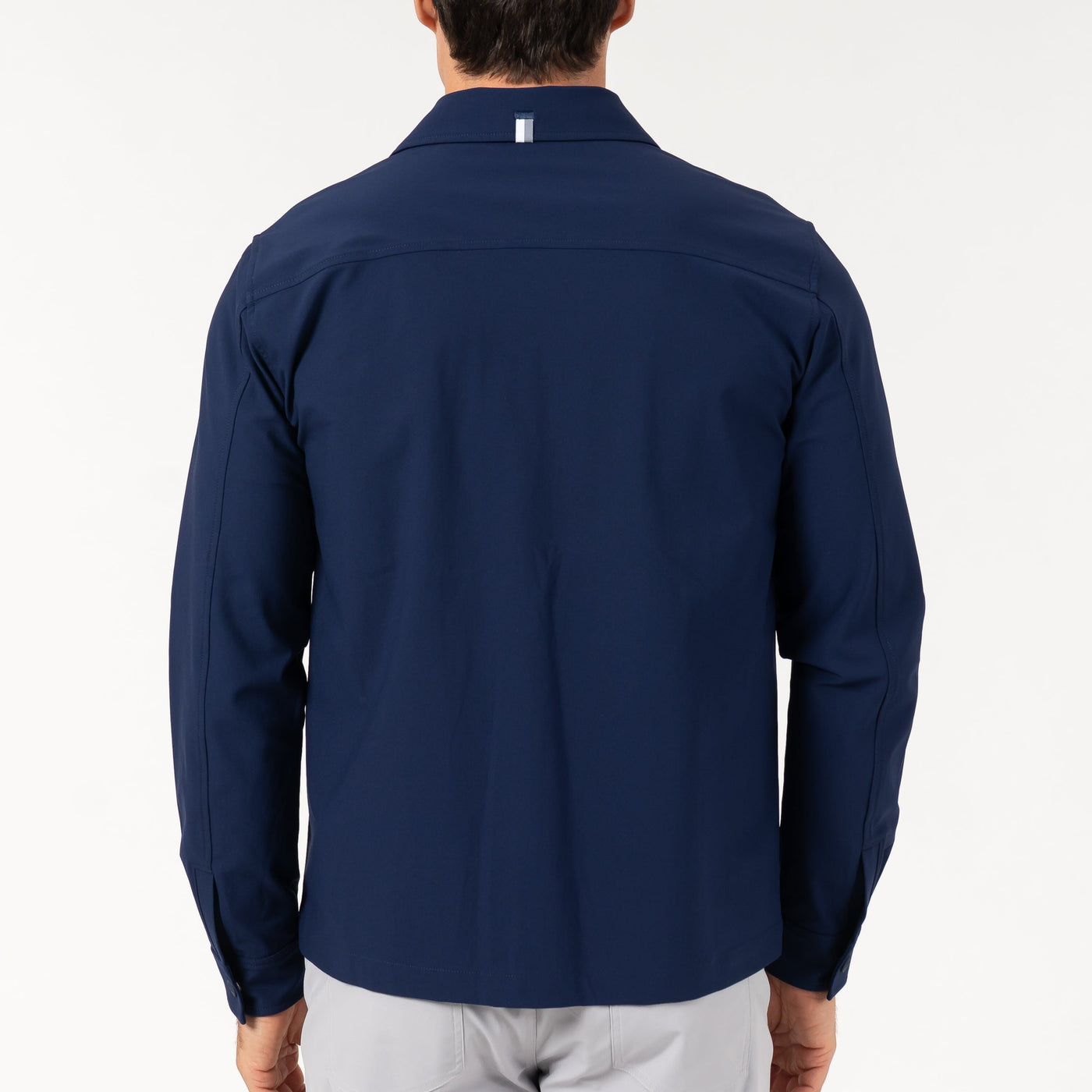 Delta Shirt Jacket | Solid - Fleet Navy