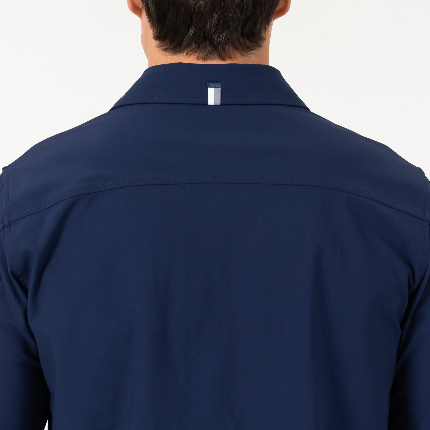 Delta Shirt Jacket | Solid - Fleet Navy