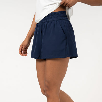 Era High-Rise Short | Solid - Fleet Navy