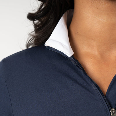 Solid Performance Q-Zip | Solid - Fleet Navy