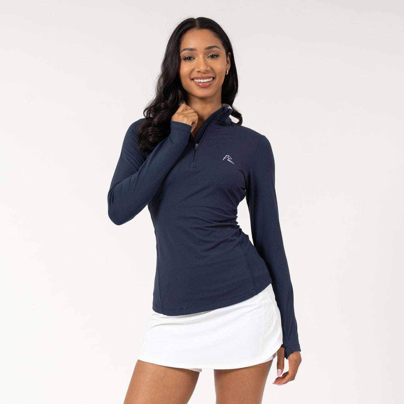 Solid Performance Q-Zip | Solid - Fleet Navy