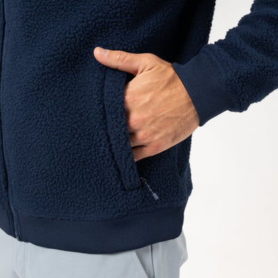 Summit Fleece Full-Zip | Solid - Fleet Navy