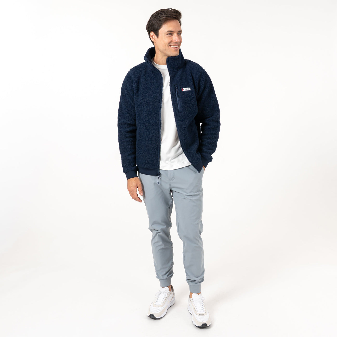 Summit Fleece Full-Zip | Solid - Fleet Navy