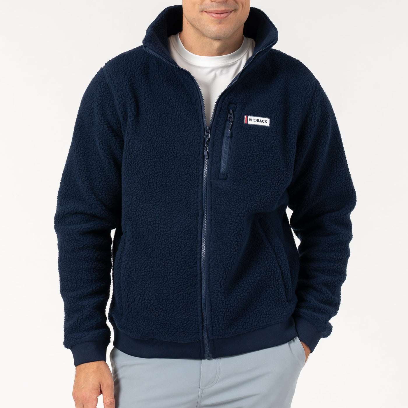 Summit Fleece Full-Zip | Solid - Fleet Navy
