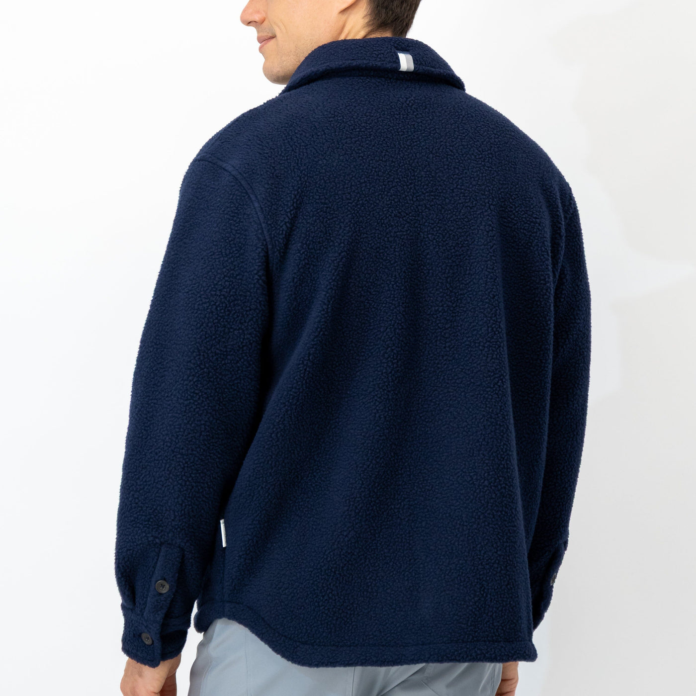 Summit Fleece Shirt Jacket | Solid - Fleet Navy