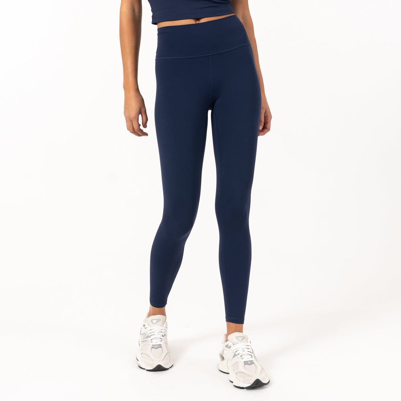 Vista High-Rise Legging | Solid - Fleet Navy