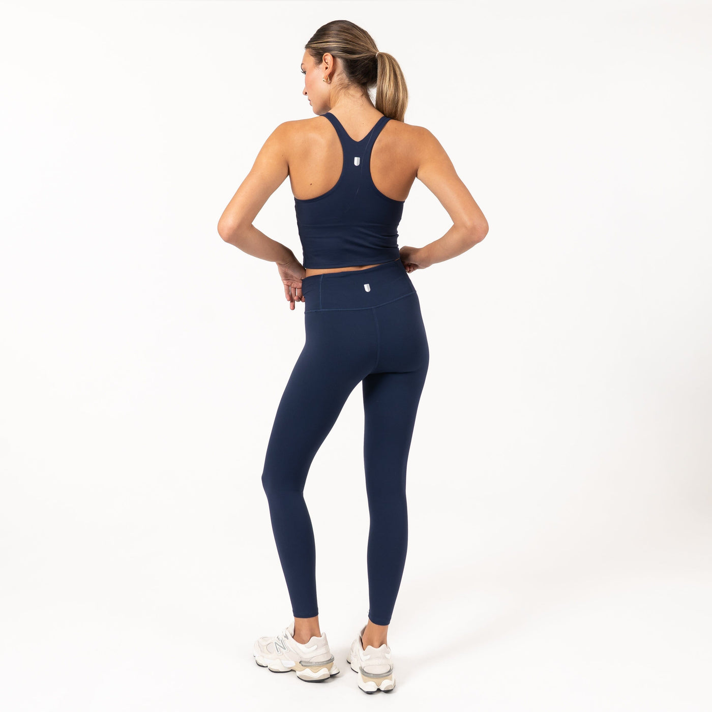Vista High-Rise Legging | Solid - Fleet Navy