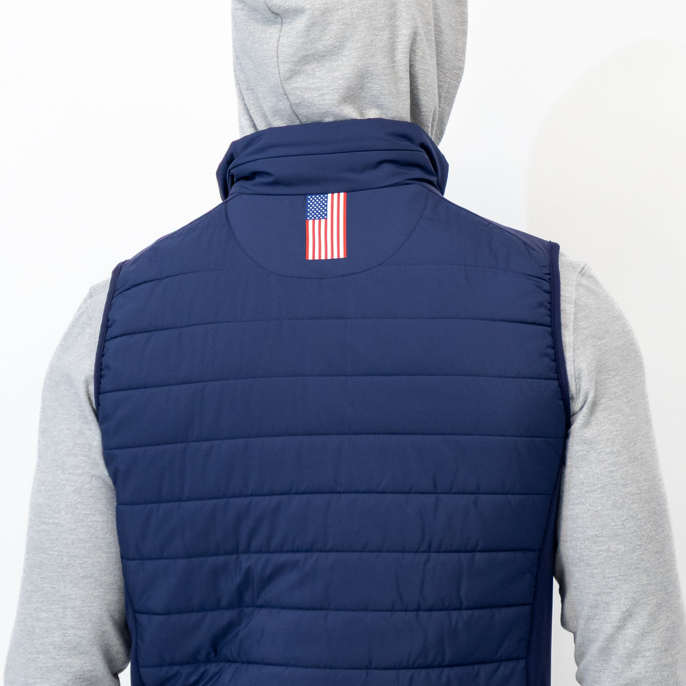 Fulton Performance Vest | Solid - Fleet Navy/White - USA