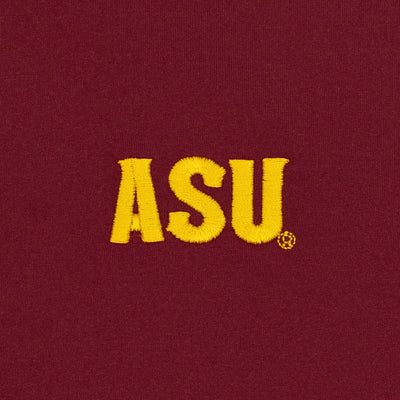 Solid Collegiate Q-Zip - Arizona State | Solid - Garnet Red - Arizona State - 1