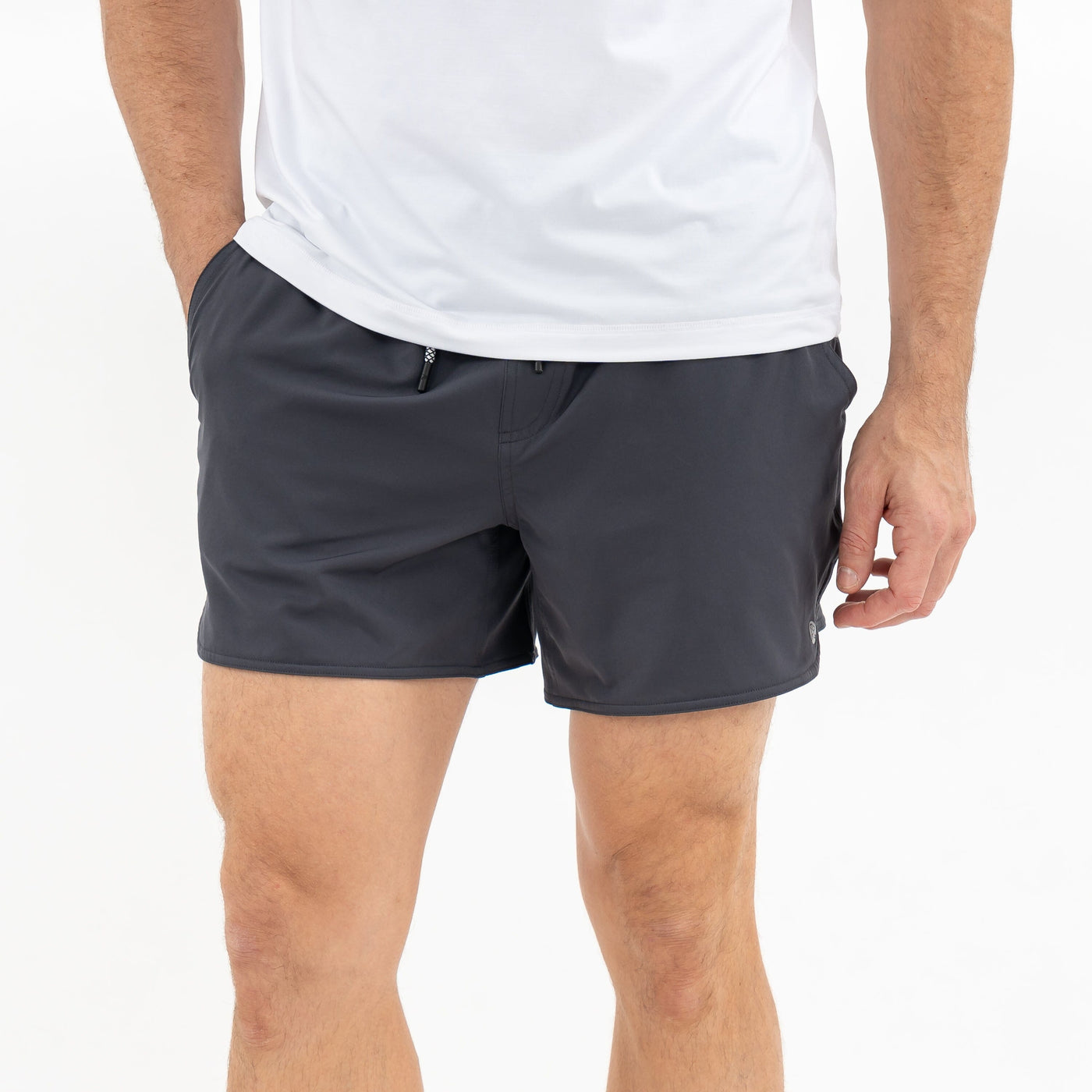 Grit Gym Short - 5" | Solid - Graphite Grey