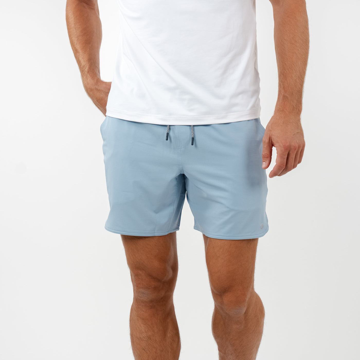 Grit Gym Short | Solid - Ice Pick Blue