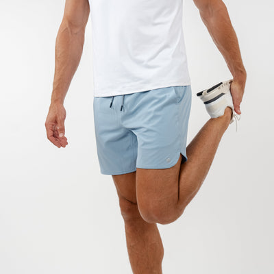 Grit Gym Short - 7" | Solid - Ice Pick Blue