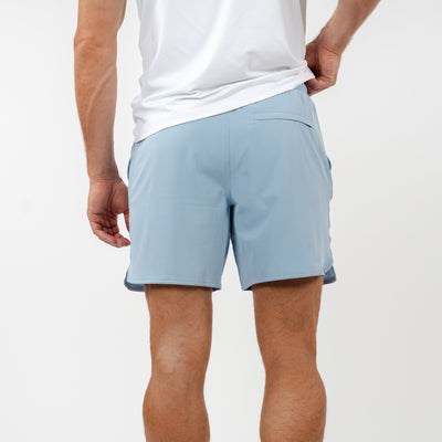 Grit Gym Short | Solid - Ice Pick Blue