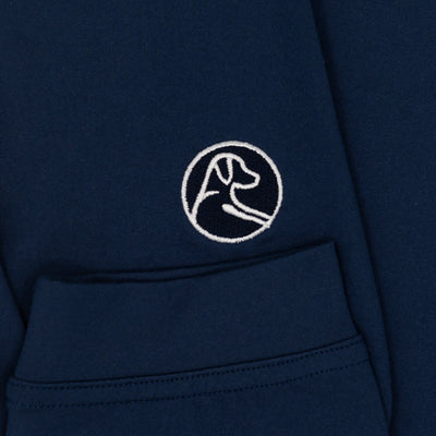 Solid Collegiate Q-Zip - Creighton | Solid - Indigo Blue - Creighton - 1