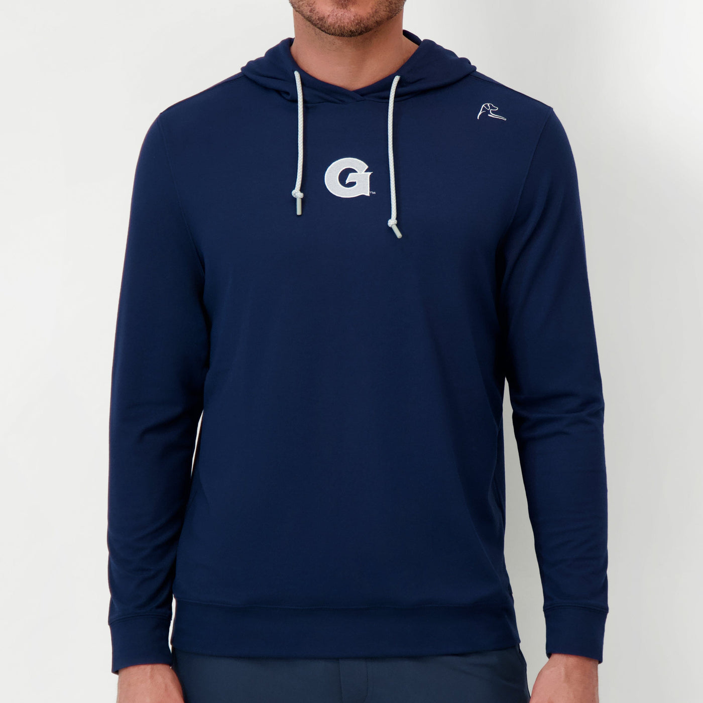 Hesi Collegiate Hoodie - Georgetown | Solid - Indigo Blue - Georgetown - 1