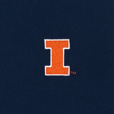 Solid Collegiate Q-Zip - Illinois | Solid - Indigo Blue - Illinois - 1