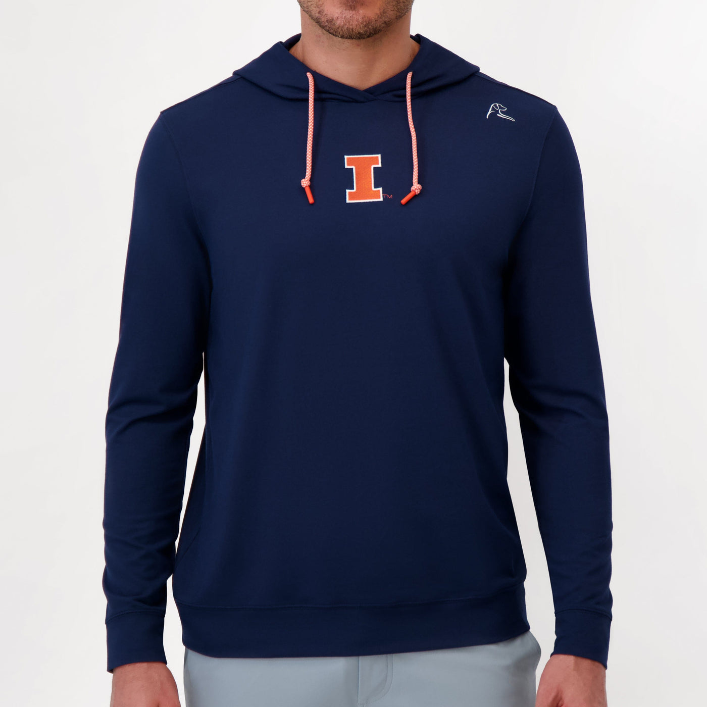 Hesi Collegiate Hoodie - Illinois | Solid - Indigo Blue - Illinois - 1