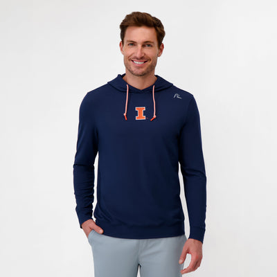 Hesi Collegiate Hoodie - Illinois | Solid - Indigo Blue - Illinois - 1