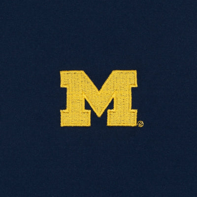 Solid Collegiate Q-Zip - Michigan | Solid - Indigo Blue - Michigan - 1