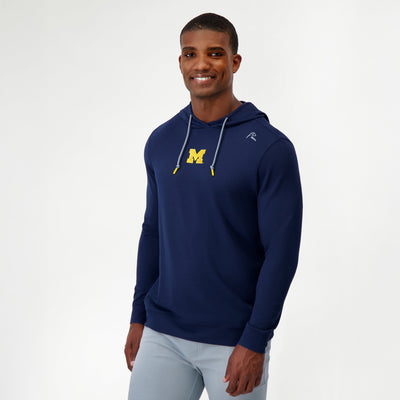 Hesi Collegiate Hoodie - Michigan | Solid - Indigo Blue - Michigan - 1