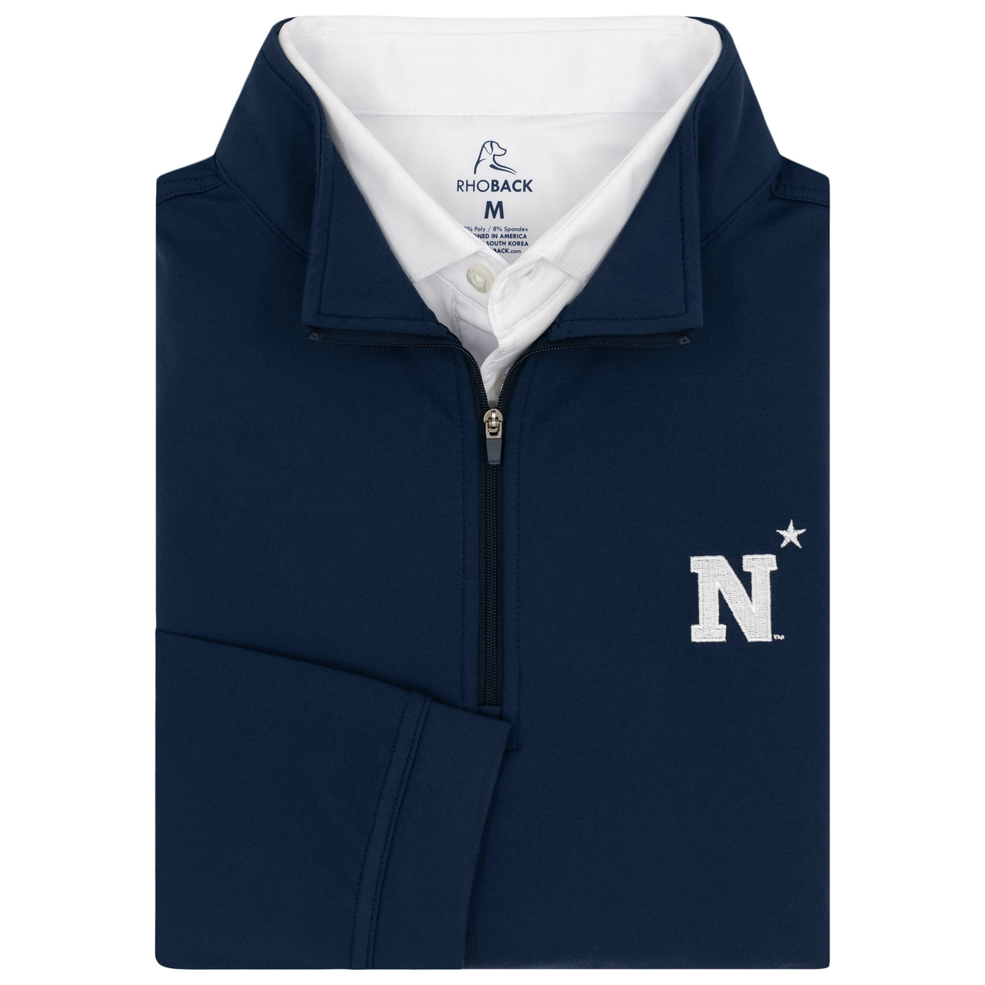 Solid Collegiate Q-Zip - Navy | Solid - Indigo Blue - Navy - 1