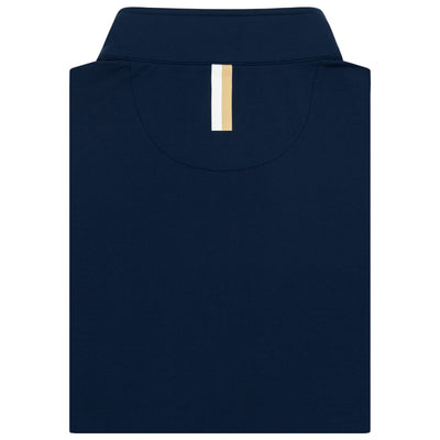 Solid Collegiate Q-Zip - Navy | Solid - Indigo Blue - Navy - 1