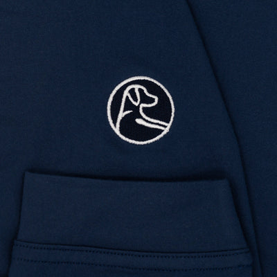 Solid Collegiate Q-Zip - Navy | Solid - Indigo Blue - Navy - 1