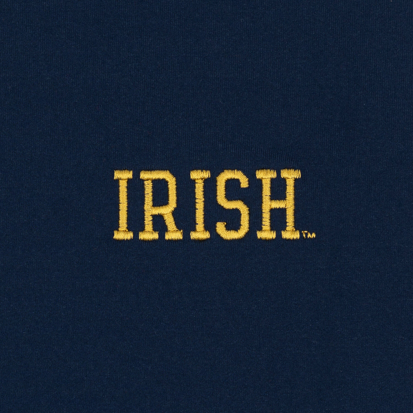 Solid Collegiate Q-Zip - Notre Dame | Solid - Indigo Blue - Notre Dame - 3