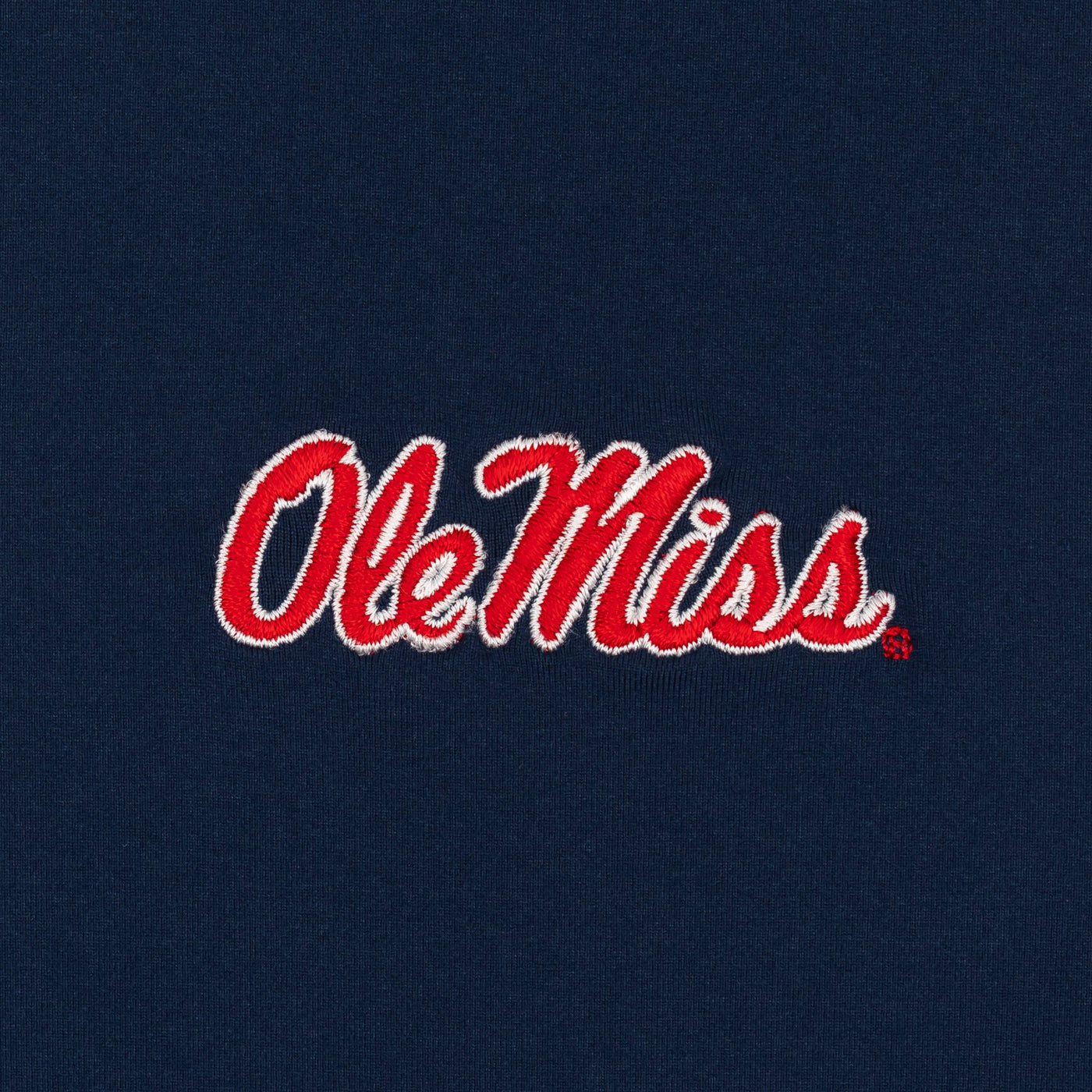 Solid Collegiate Q-Zip - Ole Miss | Solid - Indigo Blue - Ole Miss - 1