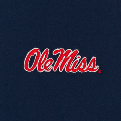 Solid Collegiate Q-Zip - Ole Miss | Solid - Indigo Blue - Ole Miss - 1