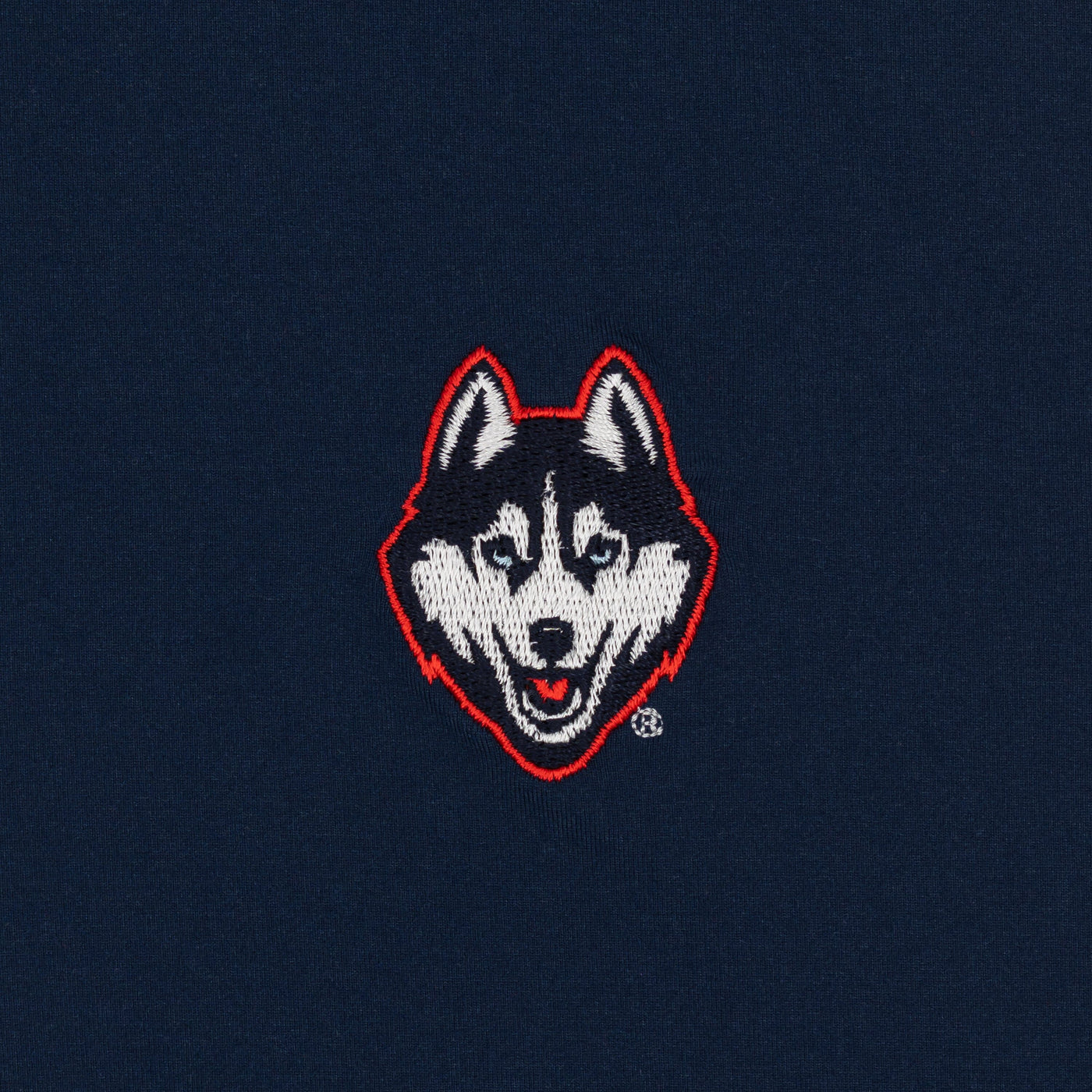 Solid Collegiate Q-Zip - UConn | Solid - Indigo Blue - UConn - 1