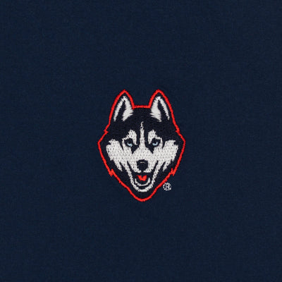 Solid Collegiate Q-Zip - UConn | Solid - Indigo Blue - UConn - 1