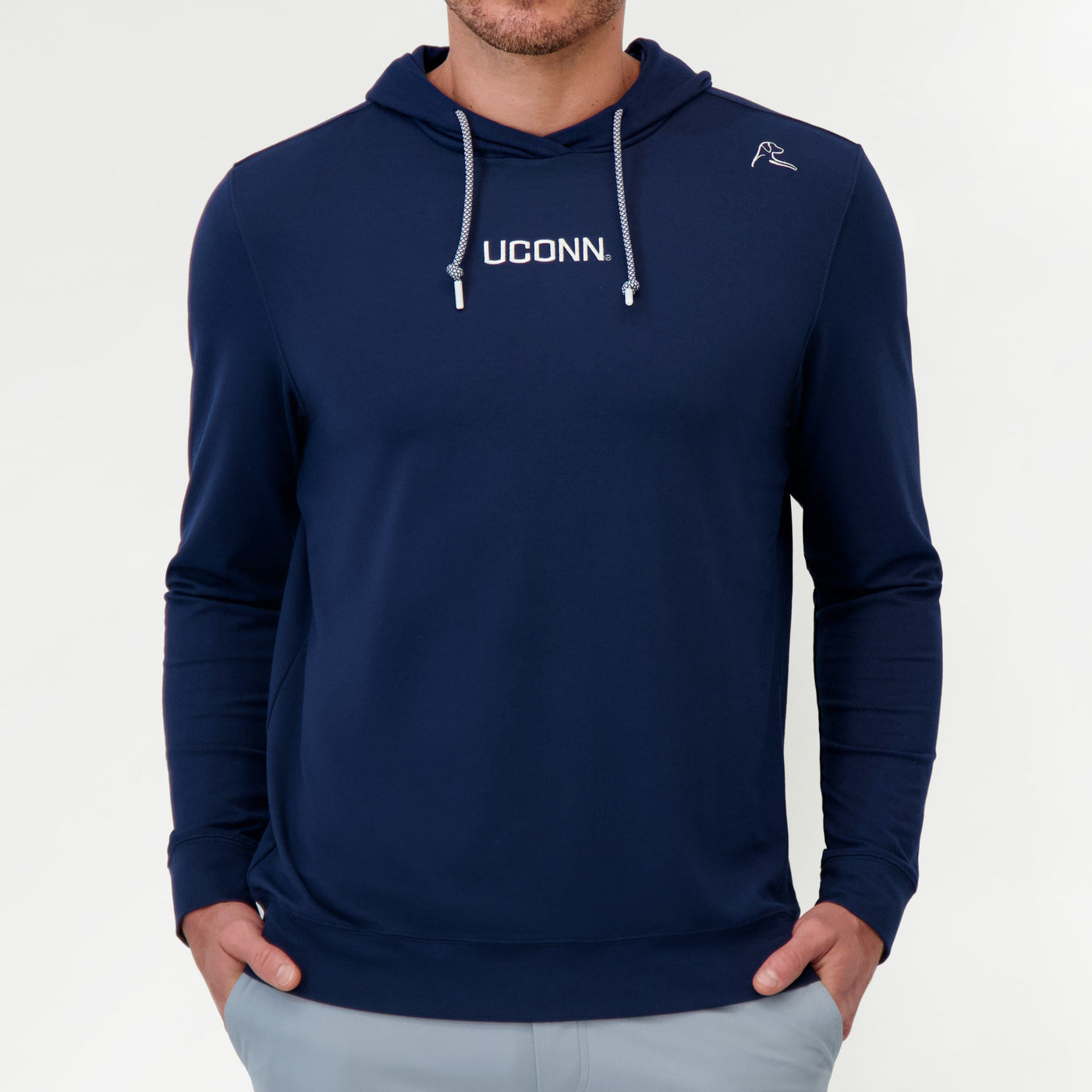 Hesi Collegiate Hoodie - UConn | Solid - Indigo Blue - UConn - 2