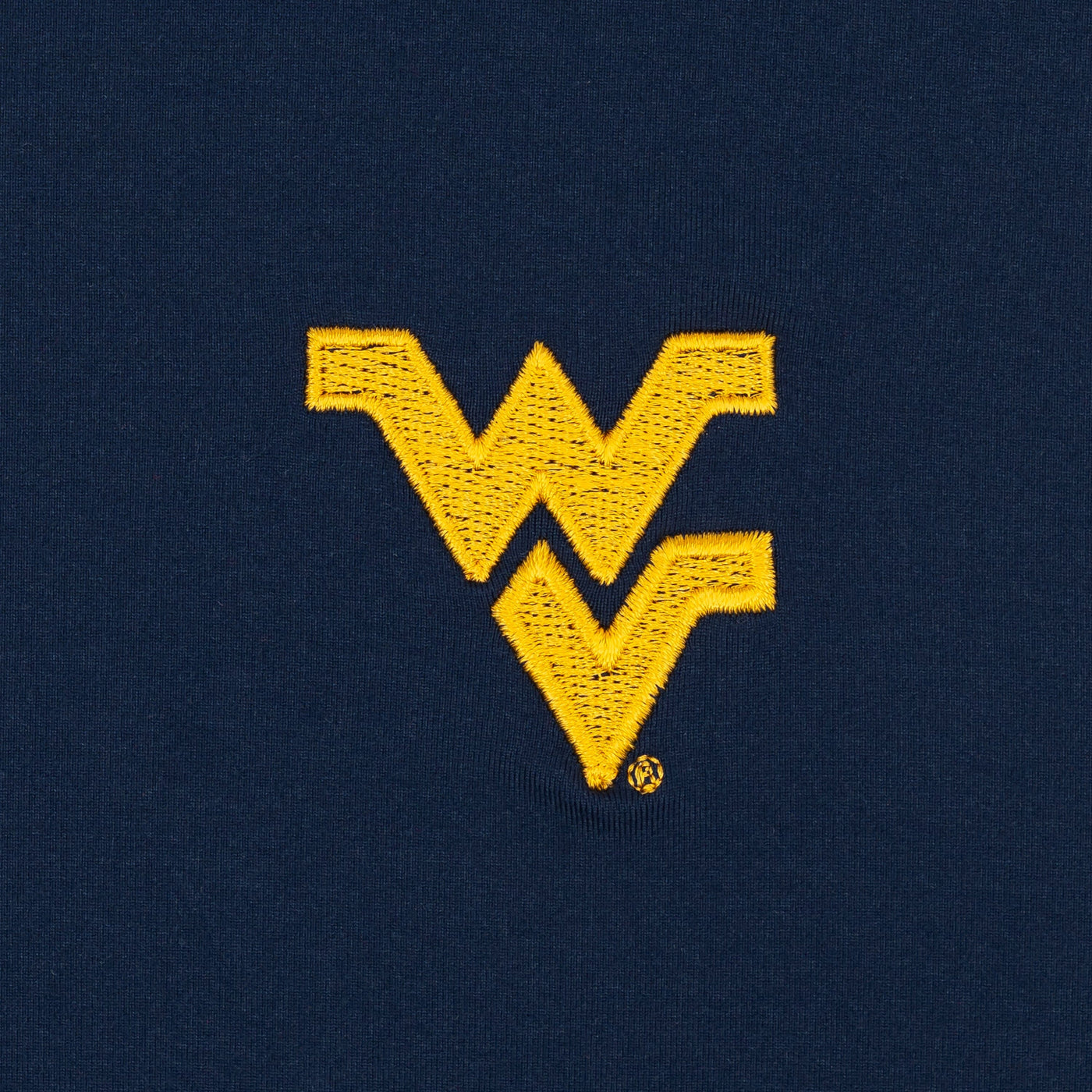 Solid Collegiate Q-Zip - WVU | Solid - Indigo Blue - WVU - 1