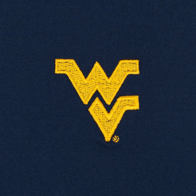 Solid Collegiate Q-Zip - WVU | Solid - Indigo Blue - WVU - 1