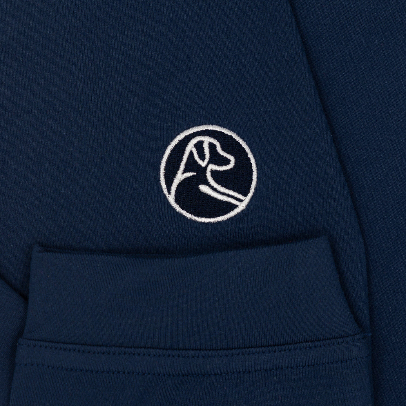 Solid Collegiate Q-Zip - WVU | Solid - Indigo Blue - WVU - 1