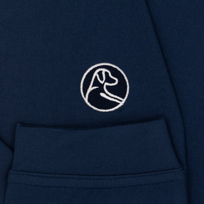 Solid Collegiate Q-Zip - WVU | Solid - Indigo Blue - WVU - 1