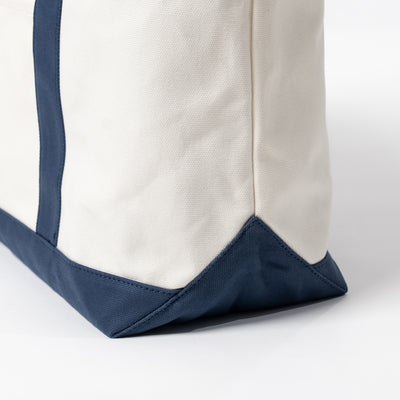Easy-Go Canvas Tote | Solid - Ivory/Fleet Navy - Legacy